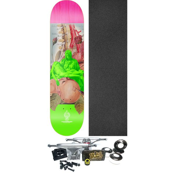 Pylon Skateboards Beholder Skateboard Deck - 8.38" x 32" - Complete Skateboard Bundle